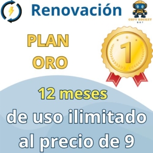 🥇 Plan Oro – 12 meses (paga 9, disfruta 12)